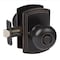 Delaney Hardware Italian Collection Santo Edged Oil-Rubbed Bronze Keyed Entry Door Knob 360607 - alternate 1